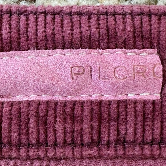 Pilcro Anthropologie Icon Corduroy Pants Women's Size 30 Burgundy Wine Stretch - Picture 7 of 16